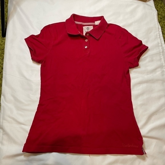 Timberland size small red polo shirt - Picture 1 of 4